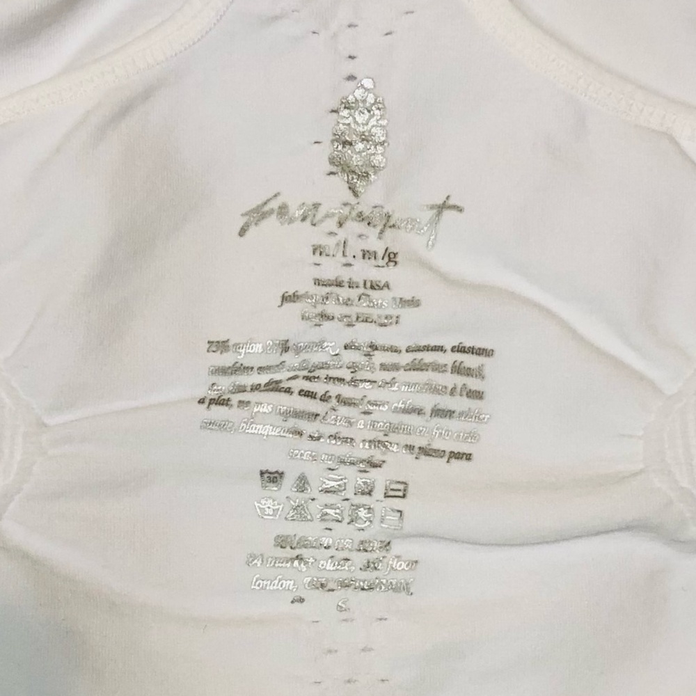 FREE PEOPLE Good Karma Long Tank Top M/L - Picture 6 of 7